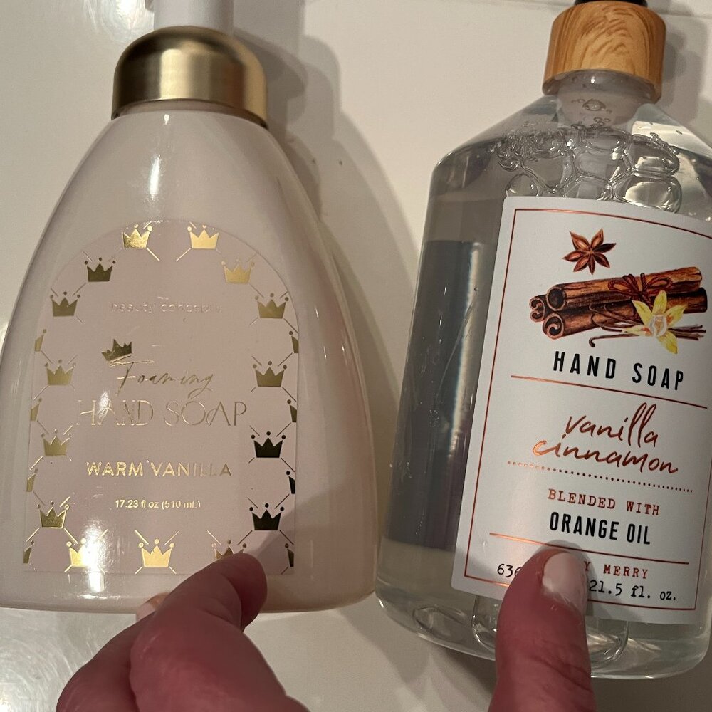 Hand Soaps - Vanilla Scents (Set of‎ TWO) (new/home/x)